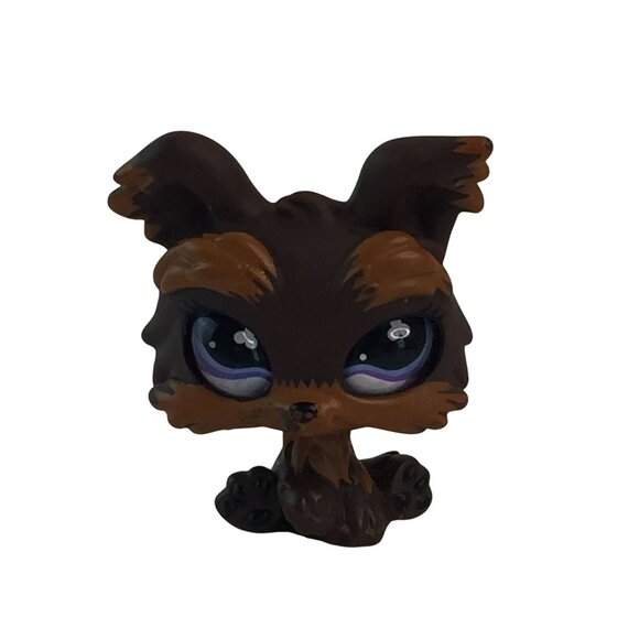 Littlest Pet Shop LPS 509 Yorkshire Terrier Glass Eyes 1201 Scottish Terrier Dog - Picture 2 of 13